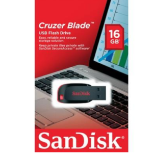 Pen Drive Cruzer Blade Sandisk Usb 2.0 16gb Sdcz50-016g-b35