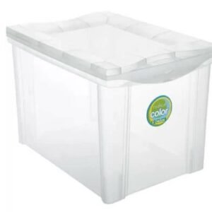 Caixa Organizadora Média Alta Cristal 30l 21201 Ordene Pt 1 Un