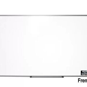 Quadro Branco 90x60 Moldura Aluminio Al-6090 Easy Office Pt 1 Un