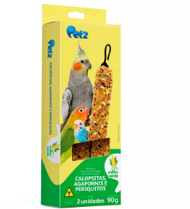 Bastão Petz Para Calopsitas Com Milho Verde 90g