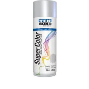 Tinta Spray Alta Temperatura 350ml/250g Tekbond Aluminio