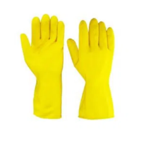 Luva 283810402 G Dupla Face Standard Sao Roque Amarela