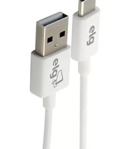 Cabo De Sincronia/recarga Tipo-c Reversível 1,25m Tcusbe Elg Bt 1 Un