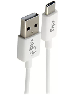 Cabo De Sincronia/recarga Tipo-c Reversível 1,25m Tcusbe Elg Bt 1 Un