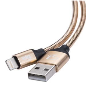 Cabo De Sincronia/recarga Lightning 1m Dourado Inx810gd Elg Cx 1 Un