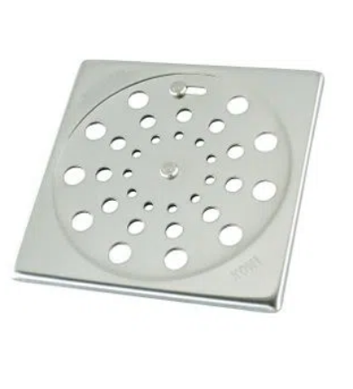 Grelha 15cm Quadrada Inox Com Fecho Jackwal
