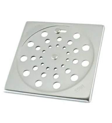 Grelha 10cm Quadrada Inox Com Fecho Jackwal