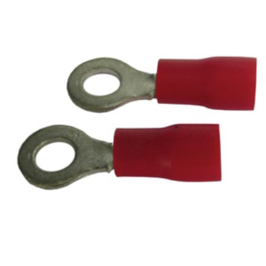 Terminal Anel Vermelho Para Fio/cabo 0,5-1,5mm2 Com 5 Peças