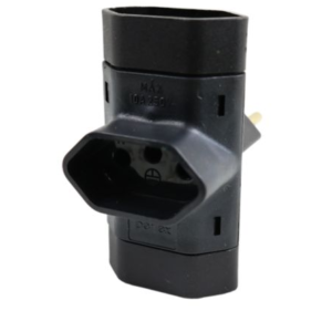 Benjamim 3 Saídas Preto 3 Polos 10a