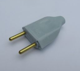 Plugue Macho Cinza 2 Polos 20a