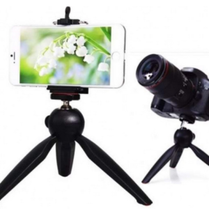 Mini Tripé De Mesa Com Suporte Para Celular