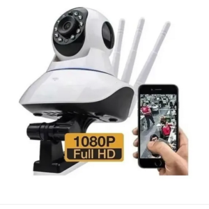Camera Segurança Ip 3 Antenas Wifi 3º Geração 1080p