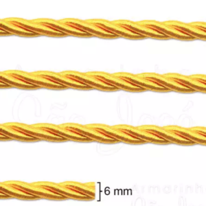 Cordao 61% Alg 39% Viscose S.j. 02/15m C/10m 6mm