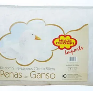 Kit Travesseiro 0,50 X 0,70 100%pena C/2 Pcs