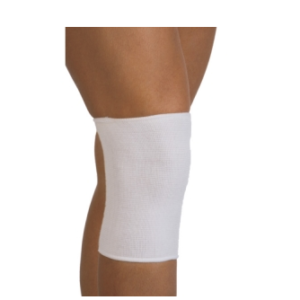 Joelheira Elástica Lisa Branca Fênix