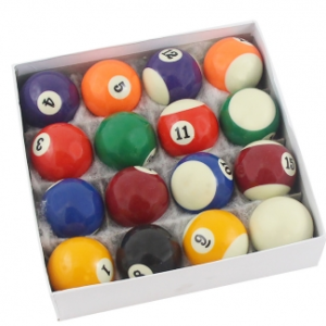 Jogo Bolas De Bilhar Snooker Sinuca 52mm 16 Peças