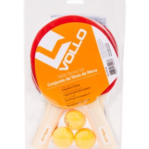 Kit Tênis De Mesa Com Rede E Suporte Vollo Vt610-r
