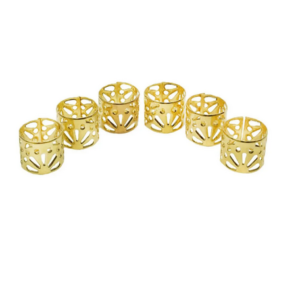 Anel Para Tranças Regulável - Coral