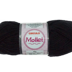 Novelo De Lã - Preto 80m