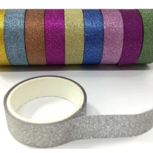 Fita Adesiva Glitter 1,4cm X 3m - 10 Unid.