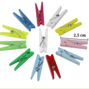 Pregador Mini - 12 Unidades - Lembrancinha