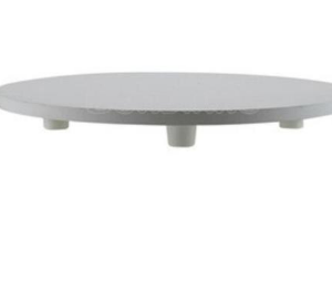 Tabuleiro Para Bolo Redondo Em Mdf - 20 Cm - Branco