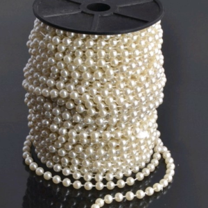 Cordão De Pérolas 6 Mm - 10 M - A31