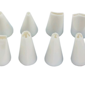 Jogo De Bicos De Confeitar Grandes - Ref. 3104 - 8 Unidades