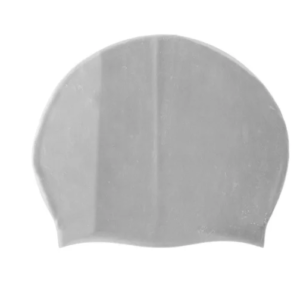 Touca Natação Em Silicone Adulto Prata - Oa336