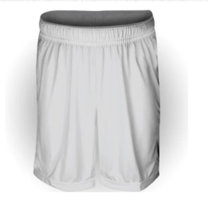 Calção Poliéster Liso Branco