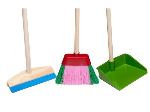Kit Vassoura Rodo E Pá Criança
