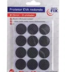 Protetor Eva Adesivo Redondo 25mm C/12un 1331