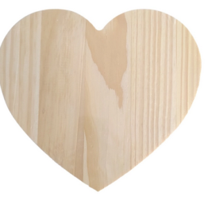Tábua De Corte Coração 30 Cm
