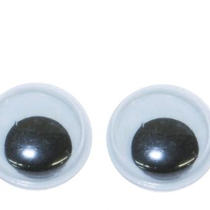 Olho Móvel C/ 100 Unid. - 6 Mm