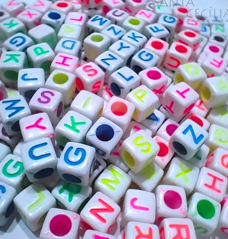 Miçanga De Letras - Modelos Diversos