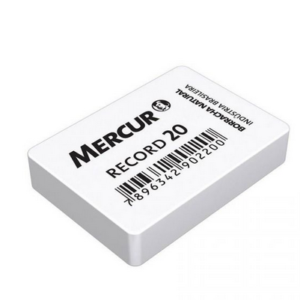 Borracha Escolar Branca Record Modelo 20 -  Preço Unid