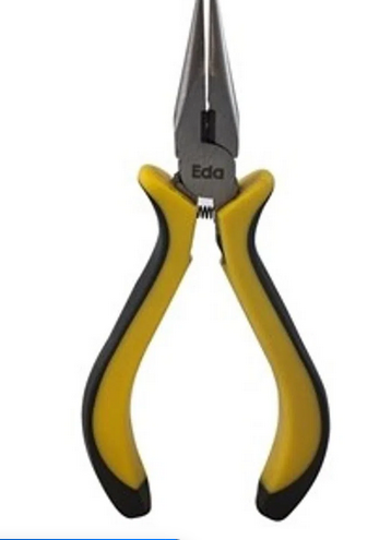 Mini Alicate Bico Meia Cana 5" P/ Bijuteria Profissional