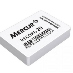 Borracha Escolar Branca Record 20 Unid