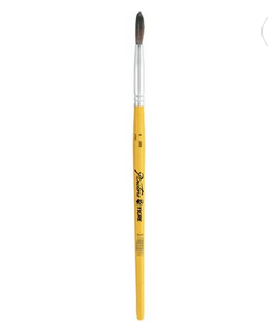 Pincel Redondo N.06 Amarelo 8266-06 Bt 1 Un