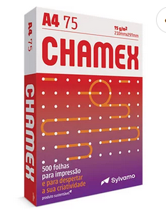 Papel Sulfite A4 75g 210mmx297mm Pt 500 Fl