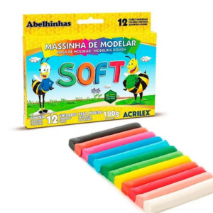 Massinha Soft 12 Cores