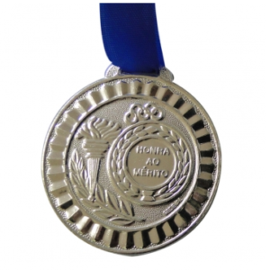 Medalha Gedeval Grande Prata 55mm