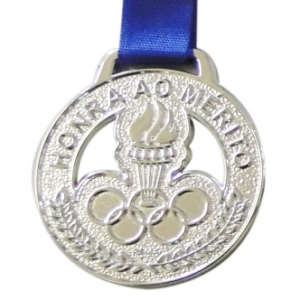 Medalha Rema Grande Prata 49mm