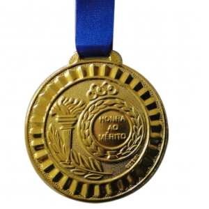 Medalha Gedeval Mini Ouro 29mm