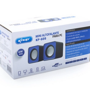 Caixa De Som Para Pc/notebook 6w Kp-609 - Knup