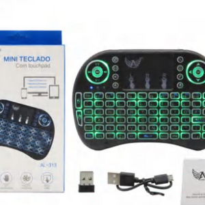 Mini Keyboard Com Led Para Smart Tv Al-313 - Altomex