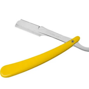 Navalhete Inox Para Barbear Com Cabo Plástico