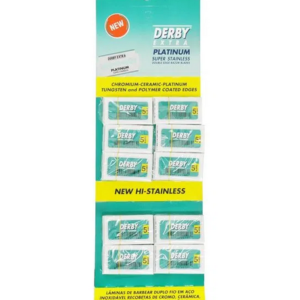 Lâmina Inox Para Barbear 50 Peças - Derby