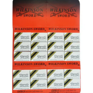 Lâmina Barbear Inox Wilkinson - 60 Peças