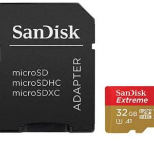 Cartão De Memória Micro Sd 32gb Com Adaptador Classe10 A1/u3/4k Sandisk Bt 1 Un